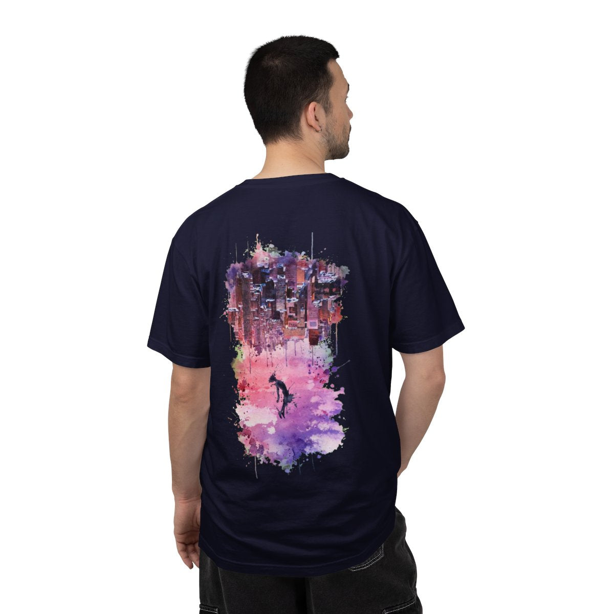 Miles Fall | Urban Falling Graphic Unisex T-Shirt