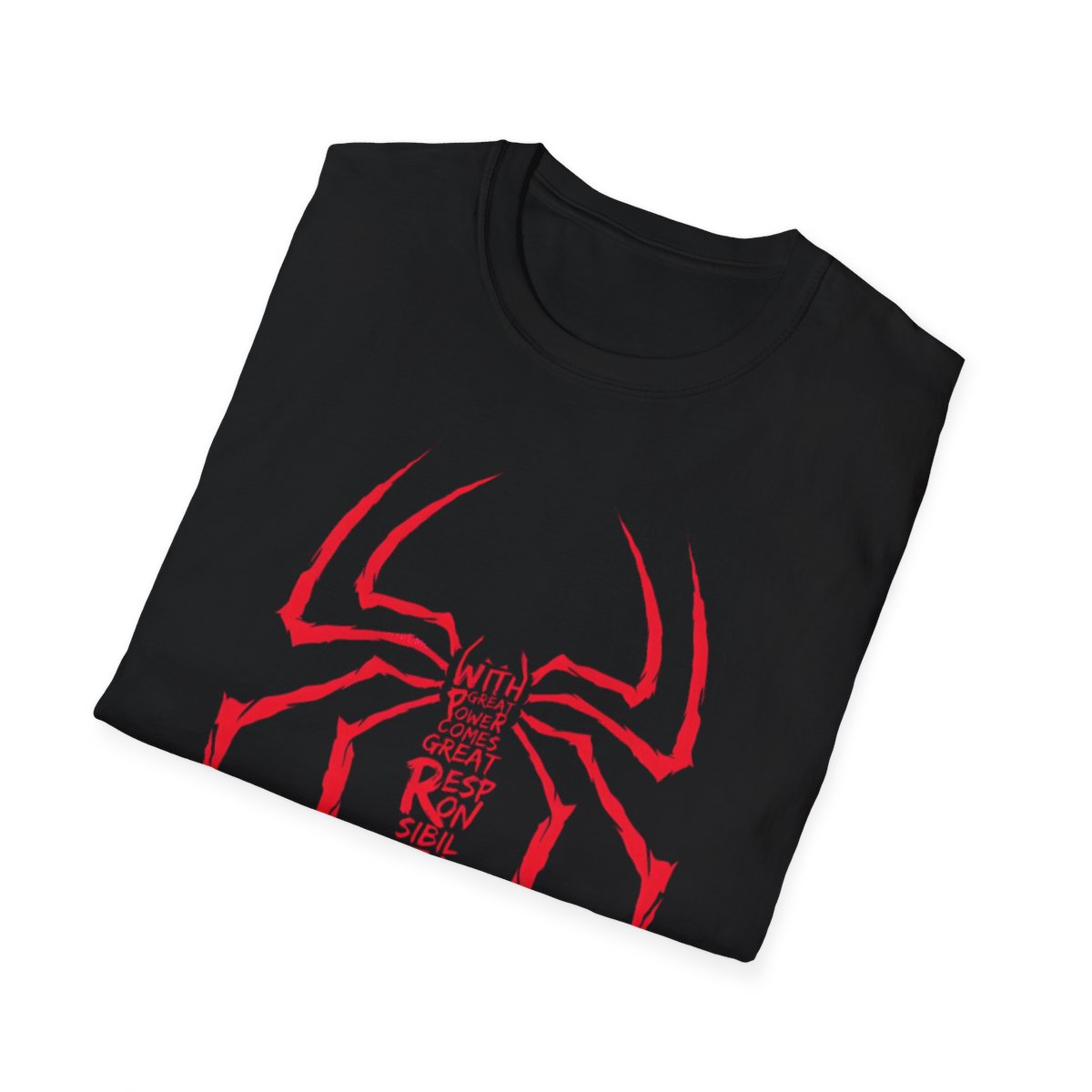 Great Power | Responsibility Spider Graphic T-Shirt